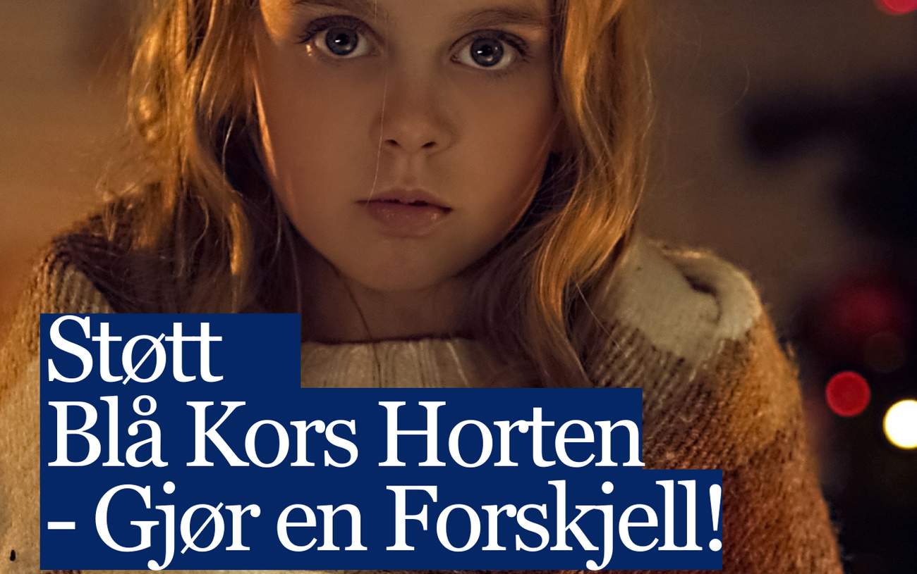 Støtt Blå Kors Horten - En liten gave fra deg, en stor forskjell for andre